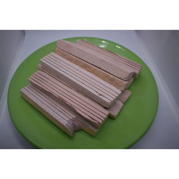 India Clay Red Grooved Slates 200 Grams