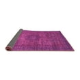 thumbnail image 2 of Ahgly Company Indoor Round Abstract Pink Modern Area Rugs, 3' Round, 2 of 4