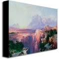 thumbnail image 2 of Trademark Fine Art Thomas Moran 'Rock Tower of the Rio Virgin' Canvas Art 18x24 Inches, 2 of 2