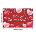 Valentine's Day 2024 New Valentine's Day Background Cloth Photo