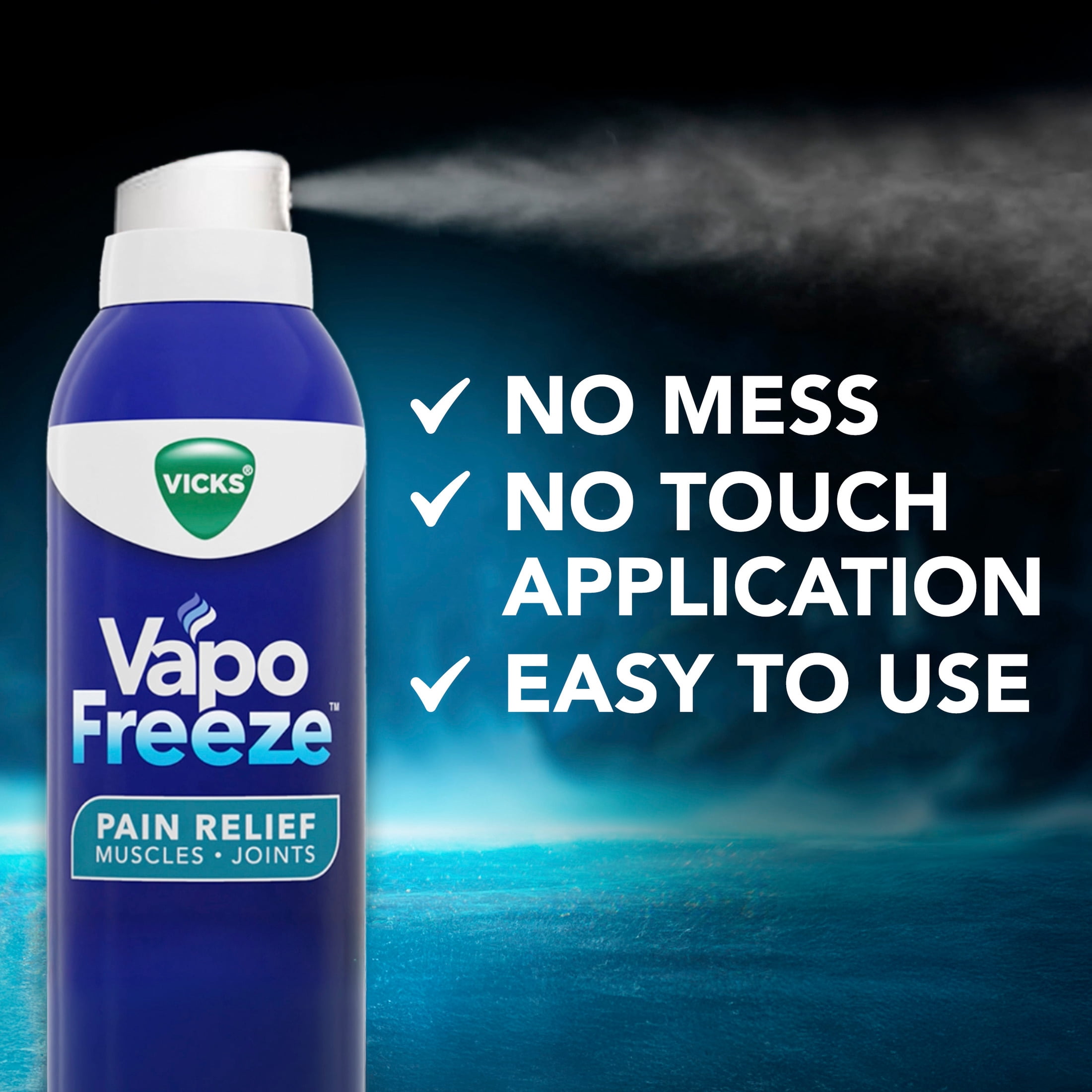 Vicks VapoFreeze Topical Pain Relief Spray, Menthol Pain Reliever for Body  Aches and Pains, 3 oz - Walmart.com