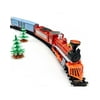 Classic Railway Set with Light and Sound Die-Cast Train Models, Red Train, Size: One Size