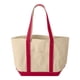 thumbnail image 1 of Liberty Bags 8869 Unisex Adulto Leeward Canvas Tote Natural/Negro Talla Única Bolsos Liberty 8871, 1 of 1