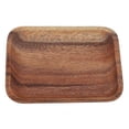 thumbnail image 1 of Elegant sushi tray snack salad dessert wooden tray, suitable for family restaurant 16.5*12.5*2cm, 1 of 1