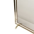 thumbnail image 4 of Modern Ember Gatsby Mesh Fireplace Screen in Aged Brass - Single Panel, Steel Frame, 4 of 6