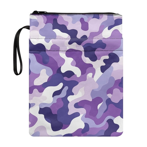 HELLHERO Book Protector with Waterproof Polyester Books Sleeve with Lightweight for Bible Study Supplies Accessories Bible Carrying Case Church Bible Bag