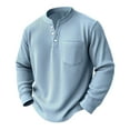 thumbnail image 4 of VJATTWR Men's Long Sleeve Hooded Shirt, Lightweight Pullover with Front Pocket, Casual S, 4 of 4