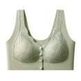 thumbnail image 7 of Womens Everyday Bras, Daisy Bras for Older Women Front Closure, Seamless Full Coverage Daisy Bra for Seniors, Daily Comfort Breathable No Underwire Bra M-2XL, 7 of 7