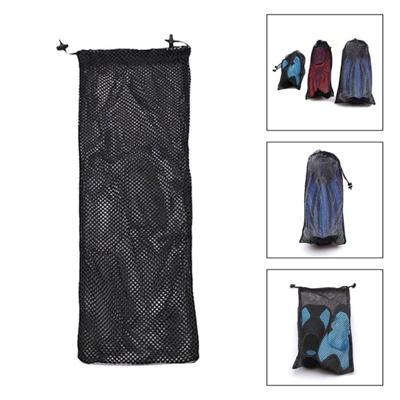 lacooooppia Diving Fins Drawstring Bag Organizer Portable Diving Equipment Bag Swimming Flippers Carrier for diving Spearfishing 24cmx65cm