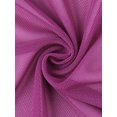 thumbnail image 5 of INSPIRE CHIC Women's Satin Trim Mesh Shrug Cap Sleeve Open Front Cropped Bolero Cardigan XL Rose Purple, 5 of 6