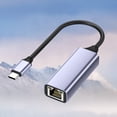 thumbnail image 4 of Adaptador Ethernet Usb Adaptador Ethernet Usb Adaptador De Red Tarjeta Con Cable De 1000Mbps Rj45 Tipo-C Gigabit 2.5G Para Tableta Portátil, 4 of 5