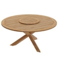 thumbnail image 2 of Modway Wellspring 63" Outdoor Patio Teak Wood Dining Table in Natural, 2 of 6
