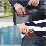 Fintie Slim Front Pocket Wallet with Glide Slots - RFID Credit Card Holder & Money Organizer for Men & Women