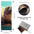 thumbnail image 4 of Sea Lion Gym Towels with Storage Bag, 72.8"x26.8", Suitable for Yoga, Pilates, Fitness, etc. - Yoga Towels, Gym Towels, Yoga Blanket, 4 of 6