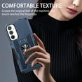 thumbnail image 4 of Compatible for Samsung Galaxy A06 Case with Kickstand & Slide Camera Cover, Built-in 360° Rotate Ring Stand Magnetic Car Military Grade Shockproof Phone Cover Case for Samsung Galaxy A06,Blue, 4 of 10