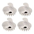 thumbnail image 4 of Depurador del cuero cabelludo de la ducha cerdas de silicona portátiles cepillo masajeador del cuero cabelludo  ergonómico impermeable alivia el estrés para el hogar ANGGREK Otros, 4 of 8