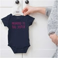 thumbnail image 5 of Promoted Big Sister Expecting Sibling Bodysuit Jumper Girls Infant Baby Brisco Brands 18M, 5 of 6