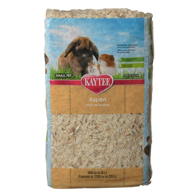 Kaytee Aspen Small Pet Bedding Litter 1 Bag 500 Cu In Expands To 1 200 Walmart Com Walmart Com