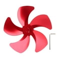 thumbnail image 2 of Stove Fan Blade Replacement Stove Fan Blade Replacement, Stove Fan Blade Alloy Blade Butcher Blade Accessories Backyard Alloy for Fanner Fireplace Fans, 2 of 7