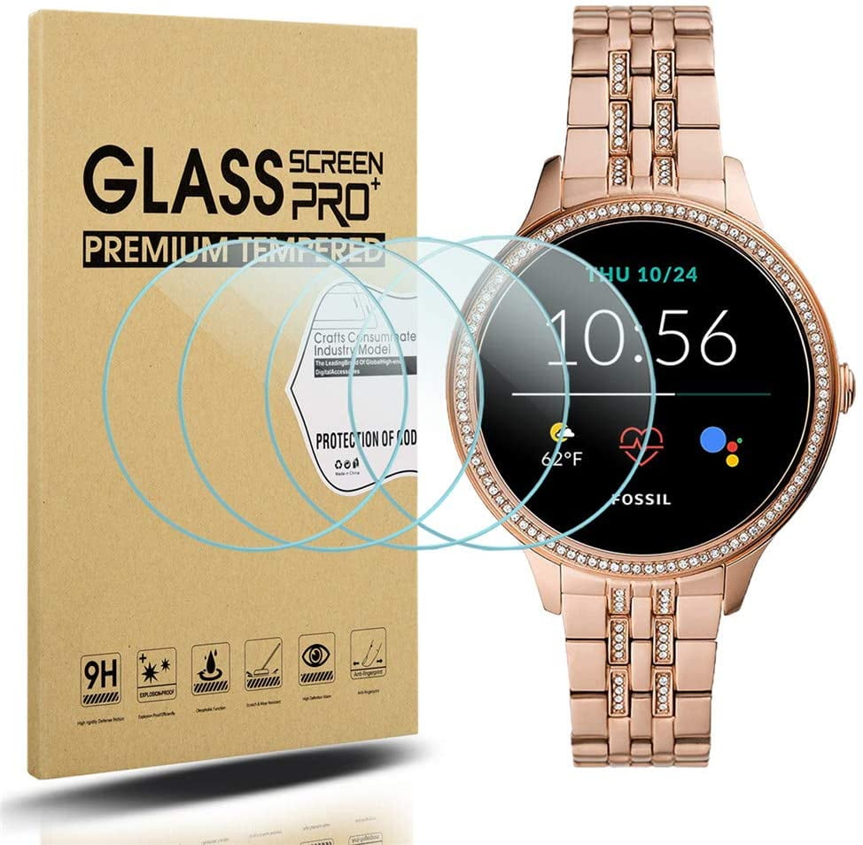 Suoman 4-Pack for Fossil Gen 5E 42mm Screen Protector, HD Tempered Glass  Screen Protector for Fossil Women's Gen 5E | Walmart Canada