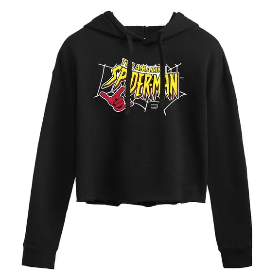 Spider-Man - Cropped Graphic Hoodie