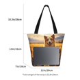 thumbnail image 3 of Fotbe Pastoral Sunflower Corgi Bolsa de Playa con Estampado, Bolsa de Hombro, Bolsa de Mano Espaciosa, Bolsa de Viaje Ligera, Bolsa de Compras Versátil, 3 of 6
