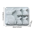 thumbnail image 3 of zhangmingg Silicone Cake 6 Inch Chocolate Candy Baking Pan for Holiday Desserts, 3 of 6