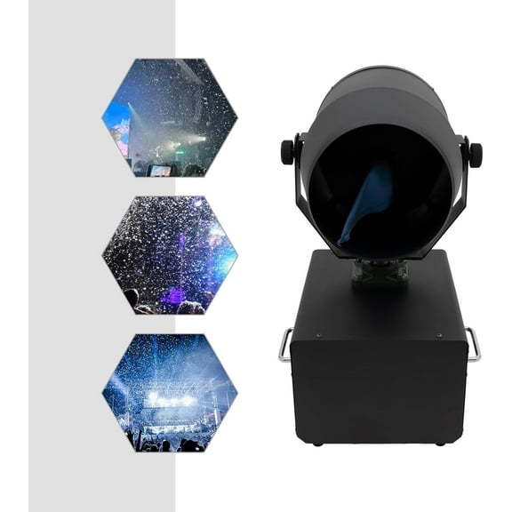 2000W Pro Snow Machine with Remote Control,Shaking Head Snow Machine Stage Show DJ Party Performance Intelligent Snowflake Effect Machine Spraying 3~5m for Outdoors Indoors,110V