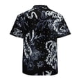 thumbnail image 3 of High Quality Hawaiian Shirts for Men Short Sleeve Aloha Beach Shirt Floral Summer Casual Button Down Shirts Blouses NGYDDW, 3 of 7