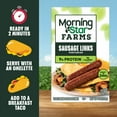 thumbnail image 5 of MorningStar Farms Veggie Breakfast Vegetarian Original Veggie Sausage Links, 8 oz Box, 5 of 9