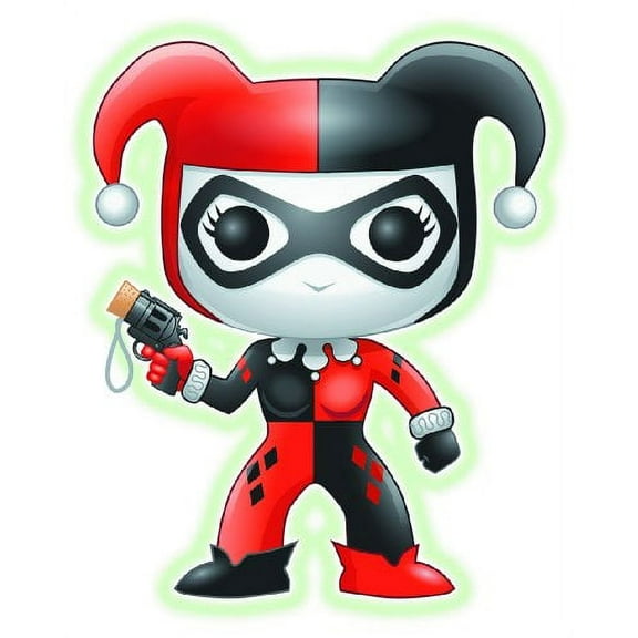 Funko POP Heroes: Harley Quinn Glow-in-The-Dark Vinyl Figure