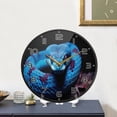 thumbnail image 5 of Wild Snake Wall Clock Round Silent Non Ticking Battery Operated Accurate Arabic Numerals Design Clocks for Home Kitchen Living Room Bedroom 12inch Home Decor, 5 of 6