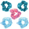 thumbnail image 1 of 5 uds. De anillos para el pelo con lentejuelas coloridas, bandas elásticas fluorescentes de moda para el pelo, 1 of 7