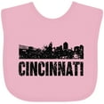 thumbnail image 3 of Inktastic Cincinnati Skyline Grunge Boys or Girls Baby Bib, 3 of 4