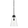 thumbnail image 5 of 52661BKCLR Kichler Lighting Marsailli - 1 Light Pendant-19 Inch Tall and 11.5 Inch Wide-Black Finish-Clear Glass Color, 5 of 8