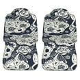 thumbnail image 3 of LAKIMCT Sugar Cat Skull Car Seat Covers Vehicle Front Seat Covers Universal Fit Seat Protector, 3 of 9