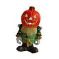 thumbnail image 4 of Estatua de caballero calabaza, figura de fantasma calabaza, coleccionable, decoración de Halloween 15 cm x 8 cm x 6 cm, 4 of 9