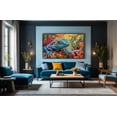 thumbnail image 3 of Lizard Canvas Art Lizard Wall Decor Canvas Wall Art For Livingroom Bedroom Office, 3 of 7