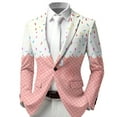 thumbnail image 3 of Kiijoy Boys Suit Jacket Ice Cream Print Cute Party Lapel Blazer Coat, Sizes 13-14, 3 of 3