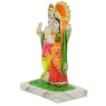 thumbnail image 4 of IBA Indianbeautifulart Kamdhenu Lord Radha Krishna Statue Figurine Auspicious Hindu Deity&nbsp;Resin For Worship Idol For Car Dashboard-1S, 4 of 7