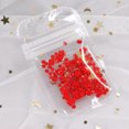 thumbnail image 1 of Joyería para decoración de uñas con flores blancas, resina tridimensional, tamaño de flor de cinco pétalos, mezclada con cuentas de acero doradas y plateadas, 1 of 6