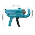 thumbnail image 4 of Pipe Cutter, Ratchet Action, One-Hand Operated - Cuts PEX, , PPR Pipes Up to 1-5/8" (42mm), Blade, Heavy-Duty Hose Cutter for Plumbing & Polymer Tubes, 4 of 9