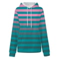 thumbnail image 4 of Futezty Heevina Hoodies For Women Drawstring Pockets Ladies Pullover Fall Tops Winter Hooded Sweatshirts, 4 of 5