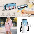 thumbnail image 4 of HUIACONG 4PCS Kids Backpack for Girls - Drip Baseball Donut School Backpack Set with Lunch Box,Water Resistant Roller School Backpack on Wheels for Elementary Kids Travel for Age 8-12, 4 of 7