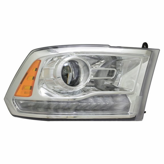 For Ram 1500 Classic Headlight 2019 2020 2021 Passenger Side LD Classic Chrome CAPA Certified Replacement For CH2503290 | 68324940AD