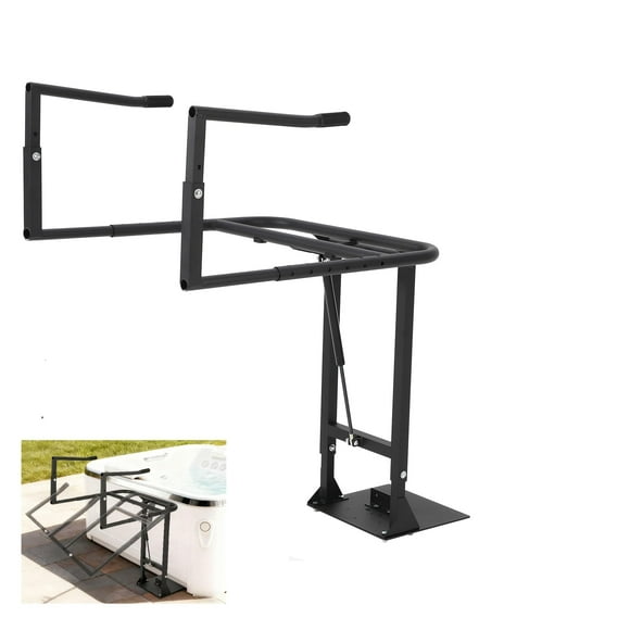 AKDSteel Hydraulic Spa Cover Lifter, Aluminum Alloy Hot Tub Lid Lifter with Adjustable Height and Width, Low-Profile Portable and Adjustable Design