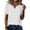 White, variant on Summer Tops for Women Dressy Casual Flutter Sleeve Trendy Ruffle Loose V-Neck,Size S-3XL