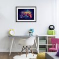 thumbnail image 3 of Stupell Industries Contemporary Futuristic Cosmic Game Controller Black Framed Print Under Glass, 20 x 14, by Creative Studio, 3 of 8