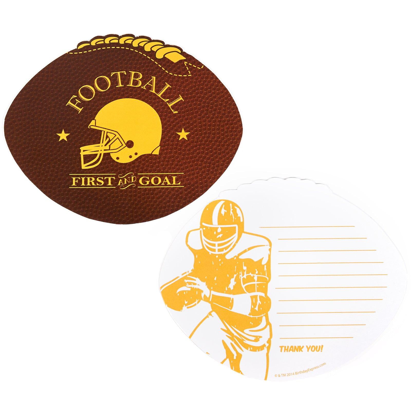 football game time thank you notes 8 walmart com football thank you notes