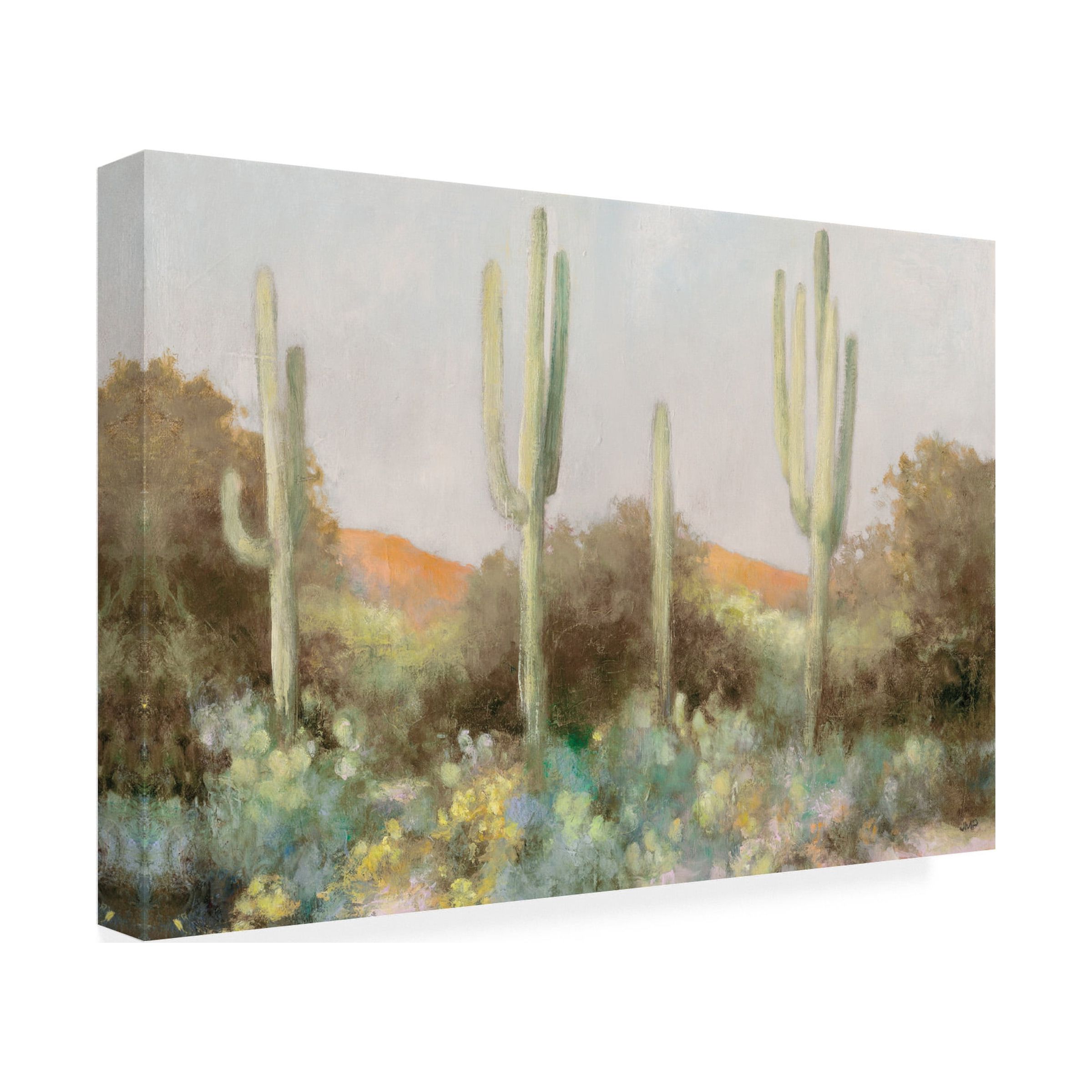 Julia Purinton 'Sunrise Desert III Neutral' Canvas Art